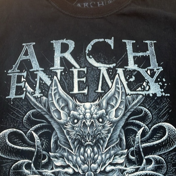 Arch Enemy “Will To Power” Men’s Black T-Shirt - Size Large ~ Death Metal Band - Picture 3 of 9